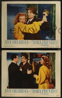 8g1095 NORA PRENTISS 3 LCs 1947 cool images of sexy nightclub singer Ann Sheridan & Kent Smith!