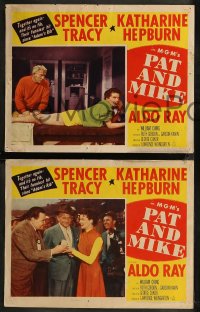 8g0868 PAT & MIKE 7 LCs 1952 Katharine Hepburn & Spencer Tracy, directed by George Cukor!