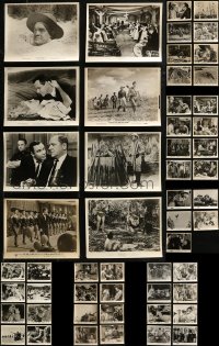 8h0318 LOT OF 53 8X10 STILLS 1960s great scenes & portraits from a variety of different movies!