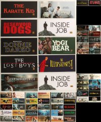 8h0223 LOT OF 62 6X13 MYLAR MARQUEES 2000s-2010s title images from a variety of different movies!