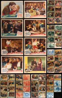 8h0135 LOT OF 63 1940S LOBBY CARDS 1940s incomplete sets from a variety of different movies!