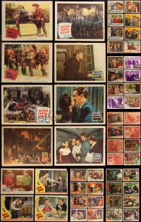 8h0131 LOT OF 68 1940S LOBBY CARDS 1940s incomplete sets from a variety of different movies!