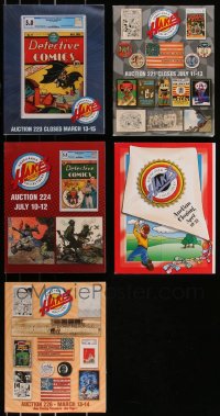 8h0278 LOT OF 5 HAKE'S AUCTION CATALOGS 2005-2019 Americana & Collectibles, comics & more!