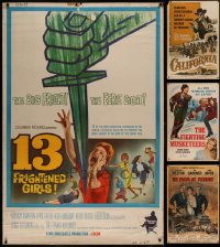 8h0441 LOT OF 7 1960S 40X60S 1960s great images from a variety of different movies!