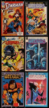 8h0244 LOT OF 6 DC COMIC BOOKS 1980s-1990s Starman, Wanderers, Legion of Super-Heroes!