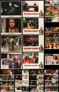 8h0136 LOT OF 57 LOBBY CARDS 1950s-1990s incomplete sets from a variety of different movies!