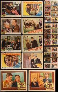 8h0139 LOT OF 50 1940S LOBBY CARDS 1940s incomplete sets from a variety of different movies!