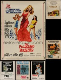 8h0453 LOT OF 6 1960S 30X40S 1960s great images from a variety of different movies!