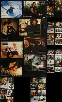 8h0187 LOT OF 53 JAMES BOND FRENCH LOBBY CARDS 1970s-1990s Connery, Moore, Dalton, Brosnan!