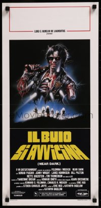 8j1191 NEAR DARK Italian locandina 1988 great completely different vampire art by Enzo Sciotti!