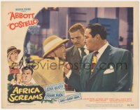 8k0752 AFRICA SCREAMS LC #8 1949 heavyweight champs Max & Buddy Baer threaten Lou Costello!