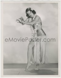 8m0252 HONOLULU deluxe 10x13 still 1939 Eleanor Powell in sexy tropical outfit by Willinger!