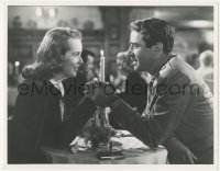 8m0290 RED DANUBE deluxe 10.25x13 still 1949 ill-fated lovers Peter Lawford & Janet Leigh by candle!