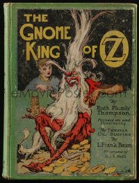 8m0888 GNOME KING OF OZ first edition hardcover book 1927 Ruth Plumly Thompson, John R. Neill art!