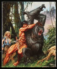 8m0828 JOE JUSKO'S ART OF EDGAR RICE BURROUGHS signed #408/500 hardcover book 1996 by Joe Jusko!