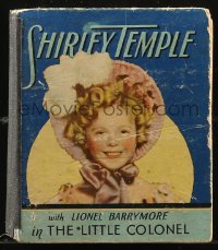 8m0915 LITTLE COLONEL Saalfield hardcover book 1935 with illustrations from the Shirley Temple movie!