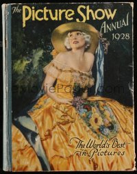 8m1237 PICTURE SHOW ANNUAL English hardcover book 1928 the best magazine articles from that year!