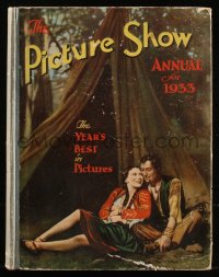 8m1240 PICTURE SHOW ANNUAL English hardcover book 1933 the best magazine articles from that year!