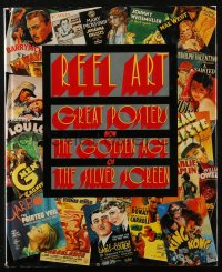 8m0953 REEL ART: GREAT POSTERS FROM THE GOLDEN AGE OF THE SILVER SCREEN hardcover book 1988 1st ed!