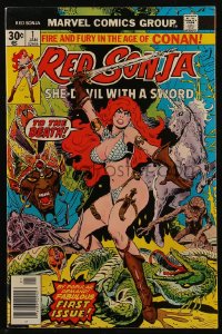 8m0103 RED SONJA #1 comic book January 1977 she-devil with a sword, fabulous first issue!