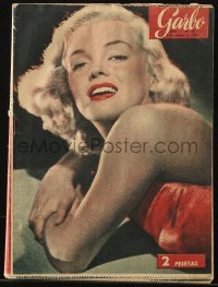 8m0497 GARBO Spanish magazine October 3, 1953 great cover portrait of sexy Marilyn Monroe!