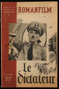 8m0502 GREAT DICTATOR French magazine 1940 many great images of star/director Charlie Chaplin!