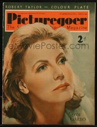 8m0809 PICTUREGOER English magazine August 5, 1939 On the Set With Greta Garbo!