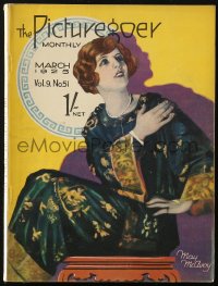 8m0799 PICTUREGOER English magazine March 1925 great cover portrait of pretty May McAvoy!