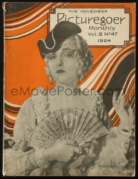 8m0798 PICTUREGOER English magazine November 1924 great cover portrait of pretty Bebe Daniels!