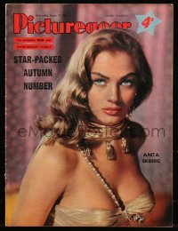 8m0821 PICTUREGOER English magazine October 20, 1956 gorgeous Anita Ekberg, Marilyn Monroe!