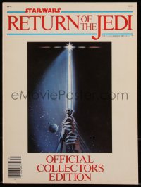 8m0603 RETURN OF THE JEDI magazine 1983 official collectors edition, filled with many color images!