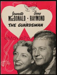 8m0369 GUARDSMAN stage play souvenir program book 1951 Jeanette MacDonald & Gene Raymond!