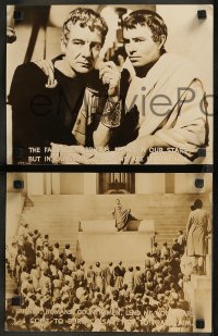 8m0191 JULIUS CAESAR 8 deluxe 10.5x13 stills 1953 Marlon Brando, James Mason, Louis Calhern