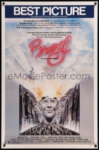 8p0788 BRAZIL 1sh 1985 Terry Gilliam, Jonathan Pryce, Robert De Niro!