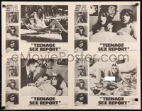 8p0236 TEENAGE SEX REPORT 4 uncut LCs 1973 Girls at the Gynecologist, 5 sexual experiences!