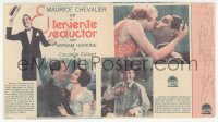 8r0748 SMILING LIEUTENANT 4pg Spanish herald 1932 Maurice Chevalier, Claudette Colbert, Hopkins, rare!