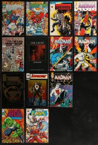 8s0227 LOT OF 13 COMIC BOOKS 1990s Wildcats, Youngblood, Madman, The Crow, Shadow Hawk & more!