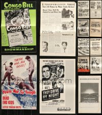 8s0089 LOT OF 13 UNCUT PRESSBOOKS 1940s-1980s advertising a variety of different movies!