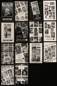 8s0328 LOT OF 14 THEATER POSTER EXCHANGE DEALER AND AUCTION CATALOGS 1990s cool images & info!