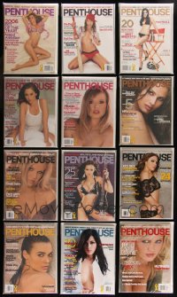 8s0561 LOT OF 12 PENTHOUSE 2006 MAGAZINES 2006 filled with sexy nude images & great articles!