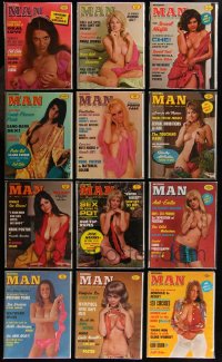 8s0563 LOT OF 12 MODERN MAN 1969 MAGAZINES 1969 filled with sexy images & great articles!