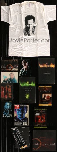 8s0636 LOT OF 13 MILLENNIUM ITEMS 1996 Lance Henriksen, great images from the movie!