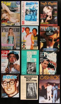 8s0458 LOT OF 12 MAGAZINES 1970s-2000s filled with great images & articles!