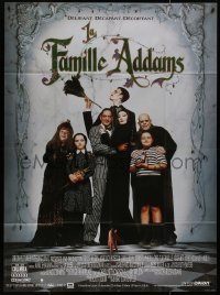 8t0713 ADDAMS FAMILY French 1p 1991 Raul Julia, Christina Ricci, Christopher Lloyd, Anjelica Huston