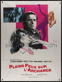 8t0731 ARCHANGEL French 1p 1970 L'Arcangelo, art of Vittorio Gassman & Pamela Tiffin by Grinsson!