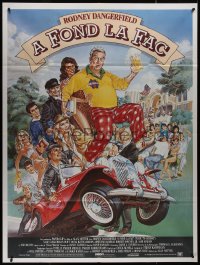 8t0744 BACK TO SCHOOL French 1p 1987 great Phil Roberts art of Rodney Dangerfield & top cast!