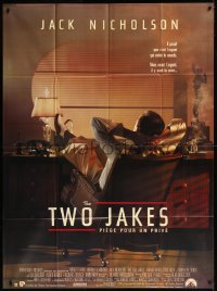 8t1213 TWO JAKES French 1p 1991 different image of Jack Nicholson sitting at his desk!