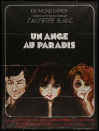 8t1214 UN ANGE AU PARADIS French 1p 1973 Jean-Pierre Blanc's An Angel in Heaven, Michel Landi art!