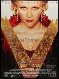 8t1220 VANITY FAIR French 1p 2005 great portrait of Reese Witherspoon in elegant gown & jewels!