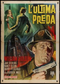 8t0629 UNION STATION Italian 1p R1964 William Holden, Nancy Olson, Fitzgerald, Gasparri art!